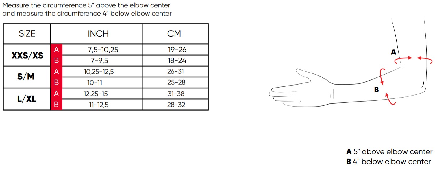 Ennui Shock Sleeve Elbow Gasket size table